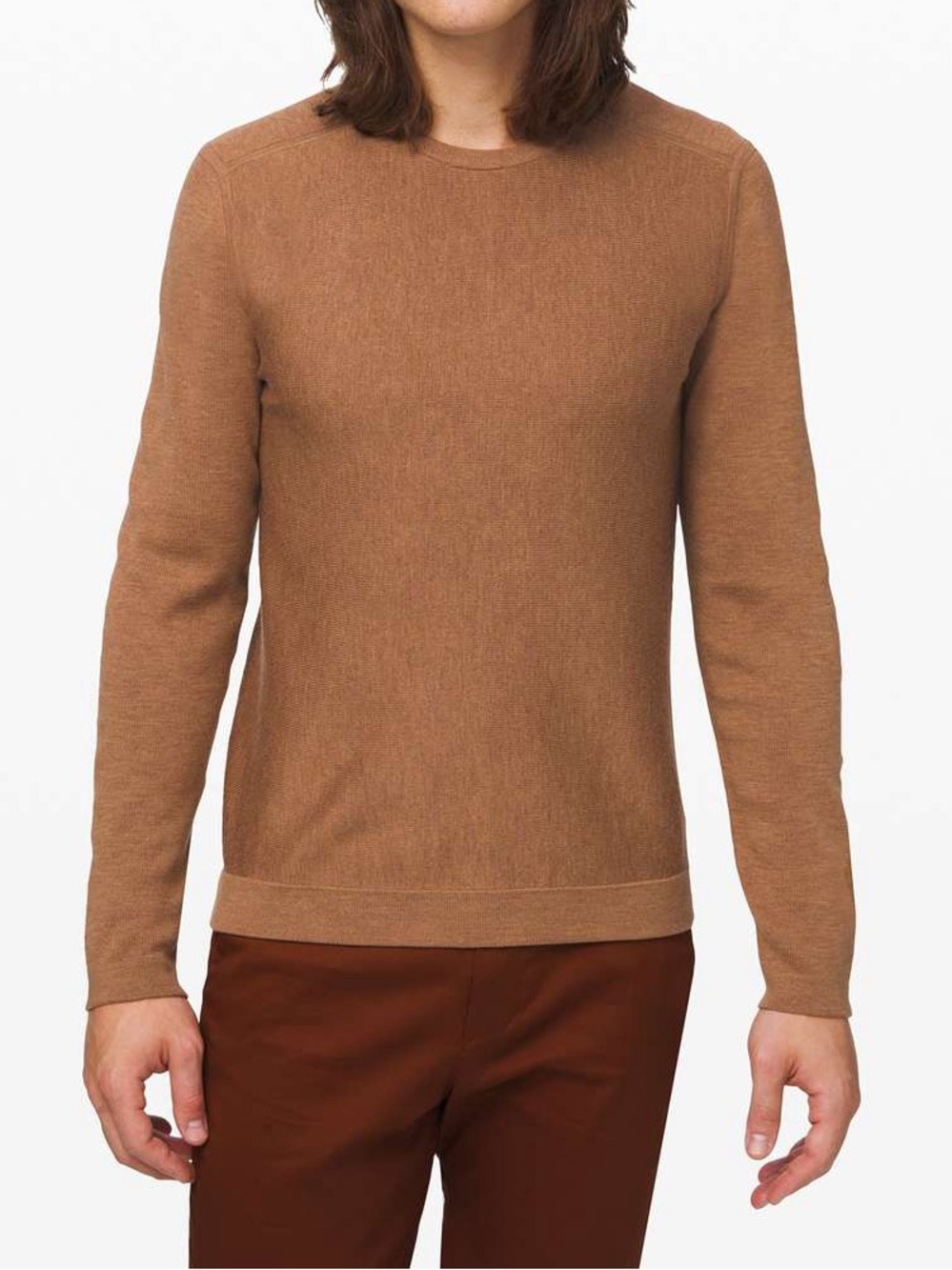 Lululemon Alpine Air Crew Merino Wool Men’s Sweater Bark